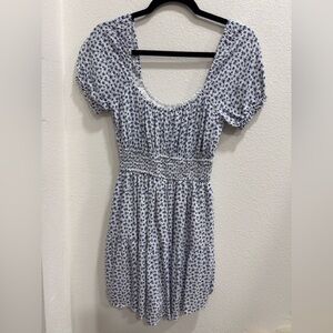 Hollister Blue Floral Dress